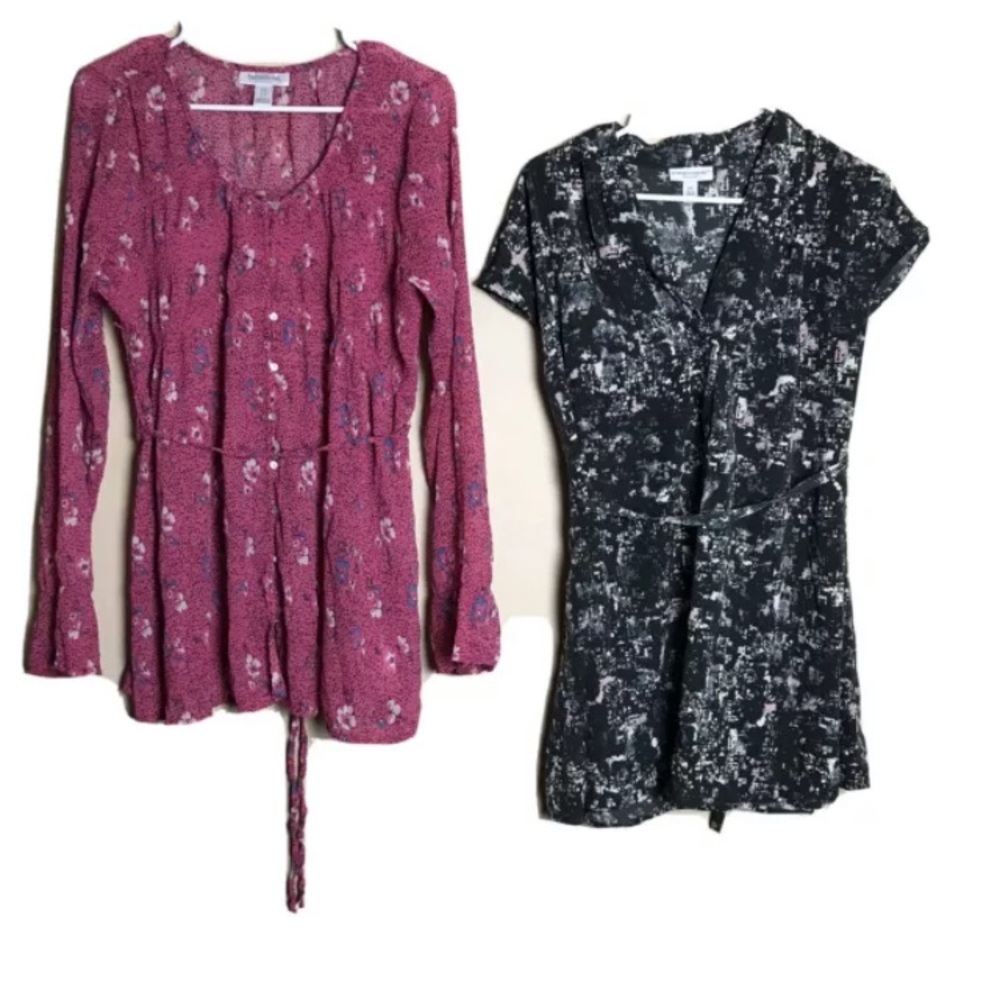 Motherhood‎ maternity lot of 2 blouse size large